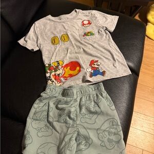 Super Mario Graphic Tee and Shorts Set